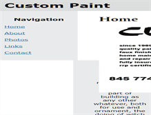 Tablet Screenshot of custompaintny.com